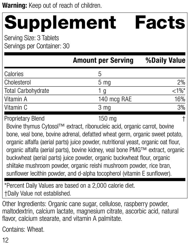 Standard Process Inc Vitamins & Supplements 90 Tablets Congaplex® Chewable, 90 Tablets