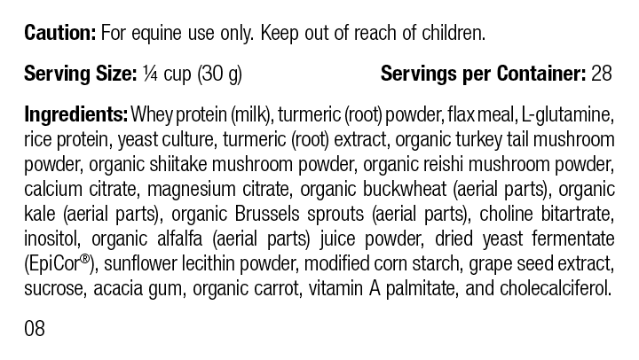 Standard Process Inc Net Wt 30 Ounces (850 g) Equine Immune Support, 30 oz (850 g)