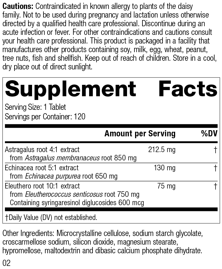 Standard Process Inc 120 Tablets Astragalus Complex, 120 Tablets