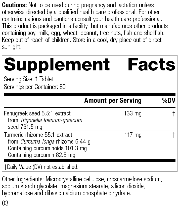 Standard Process Inc Turmeric Forte, 60 Tablets