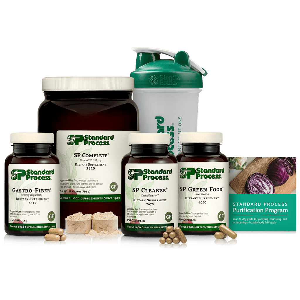 Standard Process Inc 1 Kit Purification Product Kit with SP Complete® and Gastro-Fiber®, 1 Kit With SP Complete and Gastro-Fiber