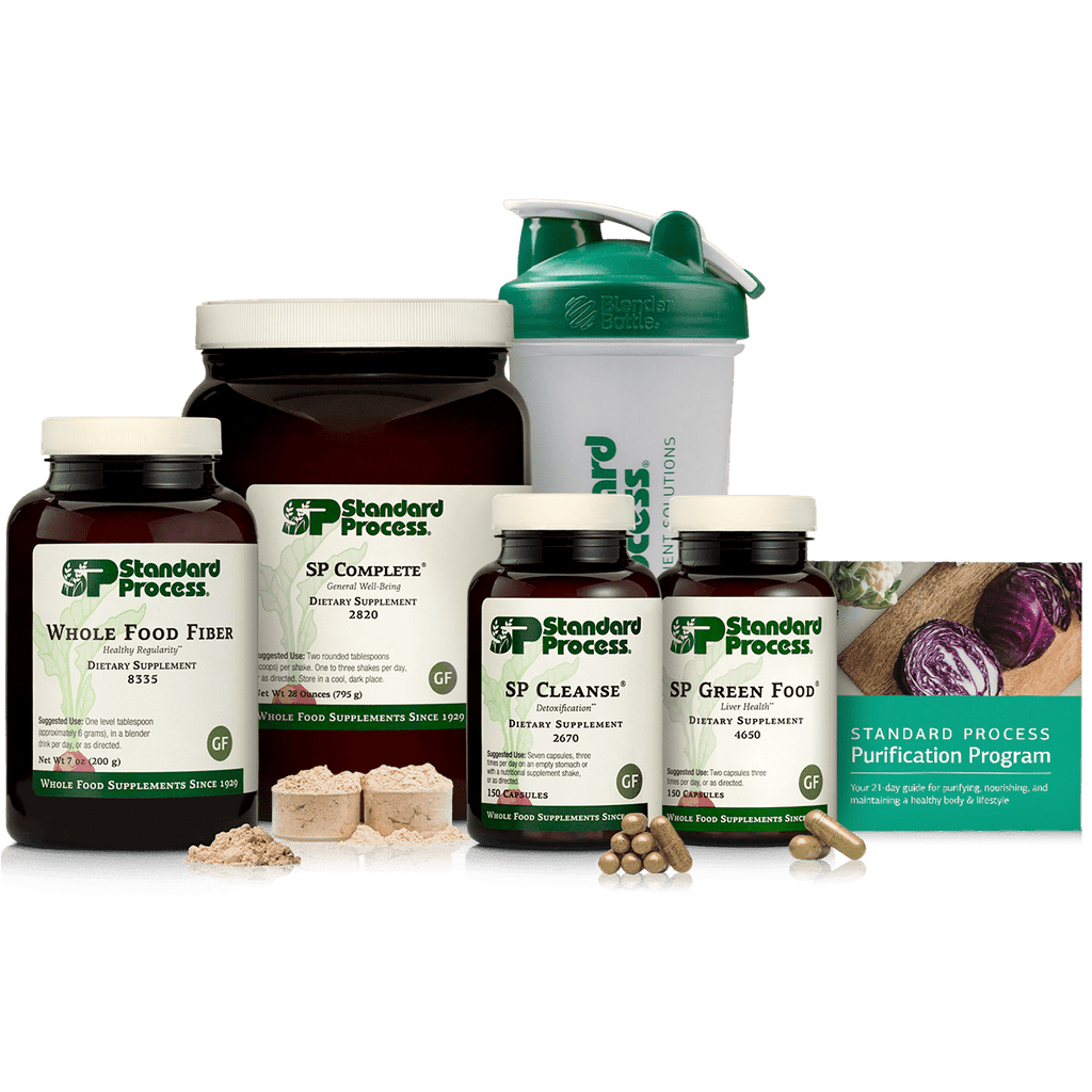 Standard Process Inc Purification Kits_Vitamins & Supplements 1 Kit Purification Product Kit with SP Complete® and Whole Food Fiber, 1 Kit With SP Complete and Whole Food Fiber