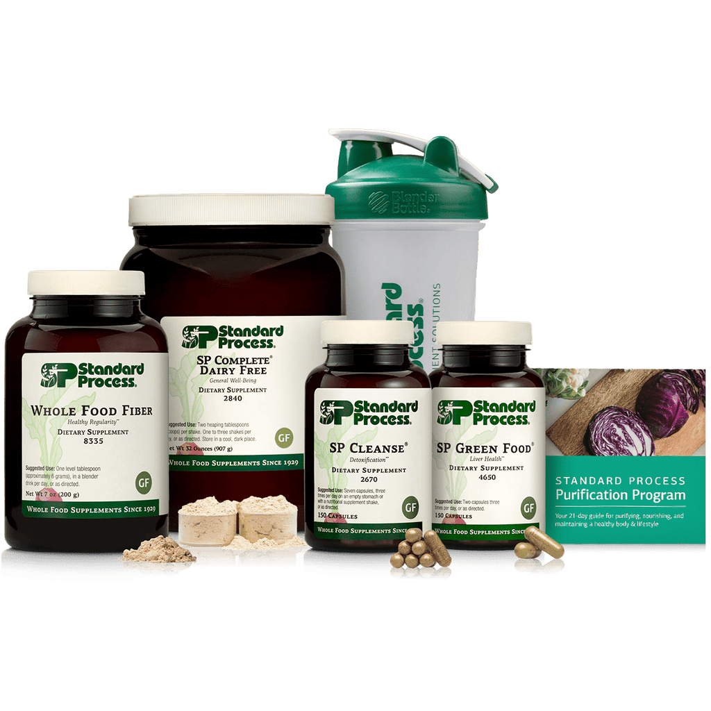 Standard Process Inc Purification Kits_Vitamins & Supplements 1 Kit Purification Product Kit with SP Complete® Dairy Free and Whole Food Fiber, SP Complete Dairy Free and Whole Food Fiber