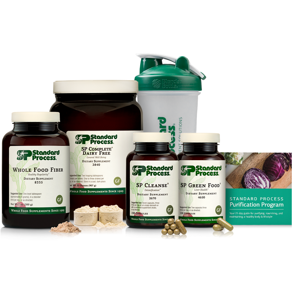 Purification Product Kit with SP Complete® Dairy Free and Whole Food Fiber, SP Complete Dairy Free and Whole Food Fiber