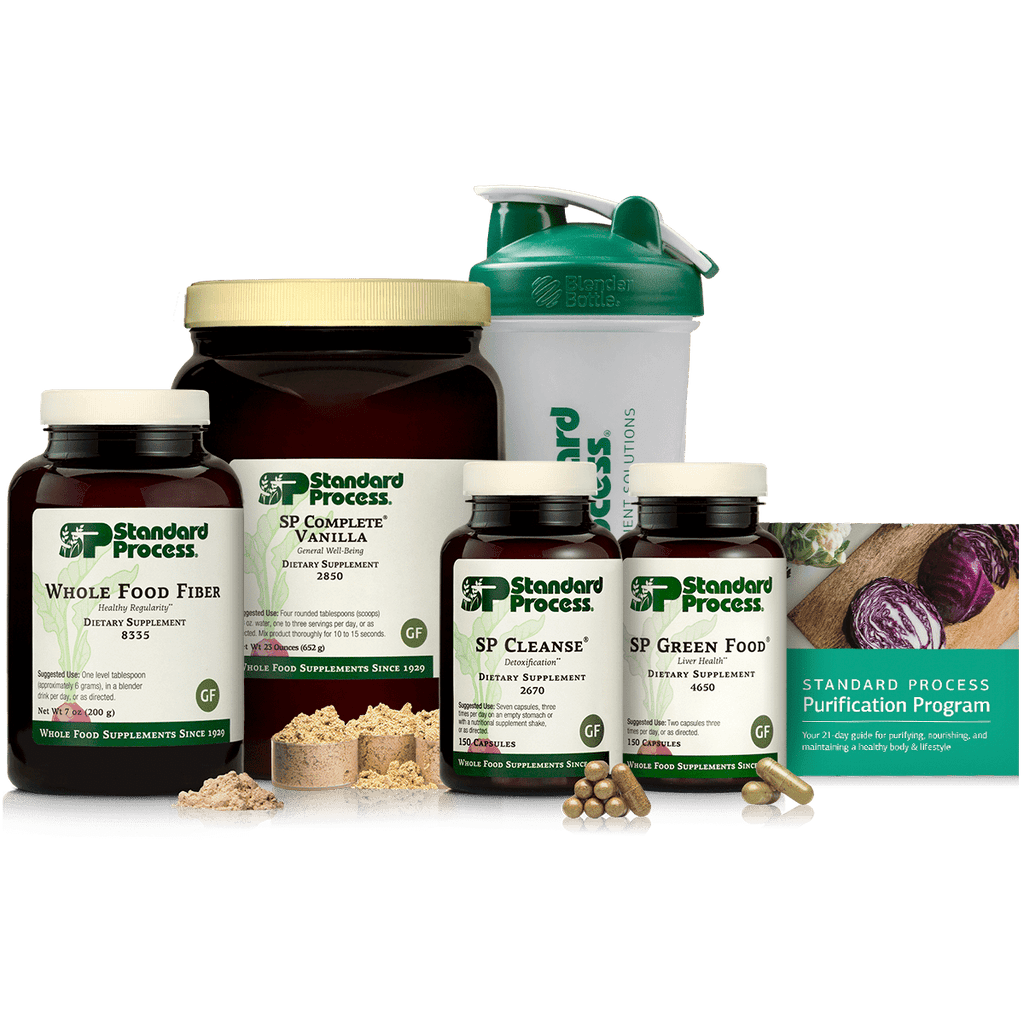 Standard Process Inc Purification Kits_Vitamins & Supplements 1 Kit Purification Product Kit with SP Complete® Vanilla and Whole Food Fiber, 1 Kit With SP Complete Vanilla & Whole Food Fiber