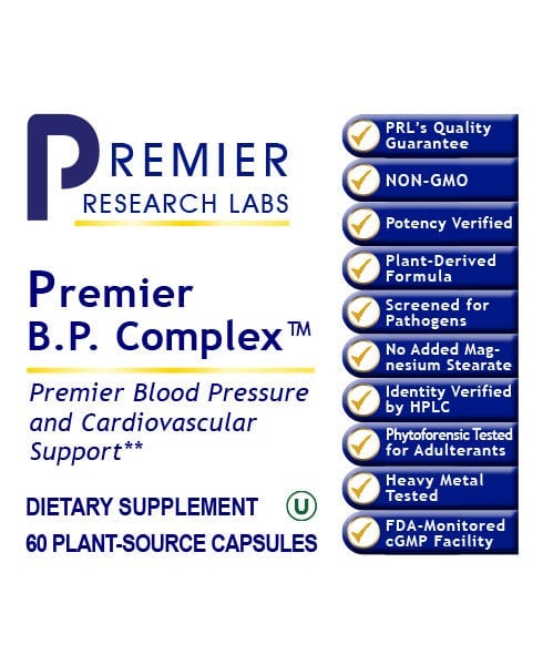 B.P. Complex™, Premier - Herbal Heart Support - Premier Research Labs All Products A-Z (Temp) PRLabs   