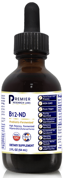 B12-ND - High Potency Bioavailable Vitamin B 12 - Premier Research Labs All Products A-Z (Temp) PRLabs   