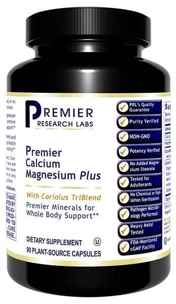 Calcium Magnesium Plus, Premier (90 caps) - Bone & Joint Support - PRLabs All Products A-Z (Temp) PRLabs   