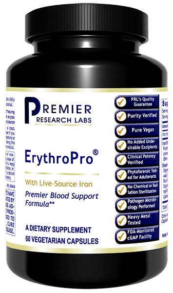 ErythroPro® Caps: Vegan-friendly Blood Support with Live-Source Iron- PRLabs All Products A-Z (Temp) PRLabs   