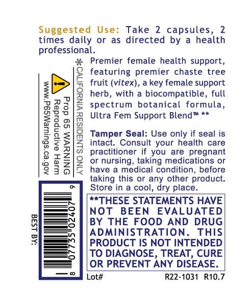 Fem Balance-FX™ - Natural Women's Support- Healthy Menstrual & Menopause - PRLabs All Products A-Z (Temp) PRLabs   