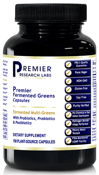 Fermented Greens, Premier: Nutrient-Rich Superfood Capsules - PRLabs All Products A-Z (Temp) PRLabs   