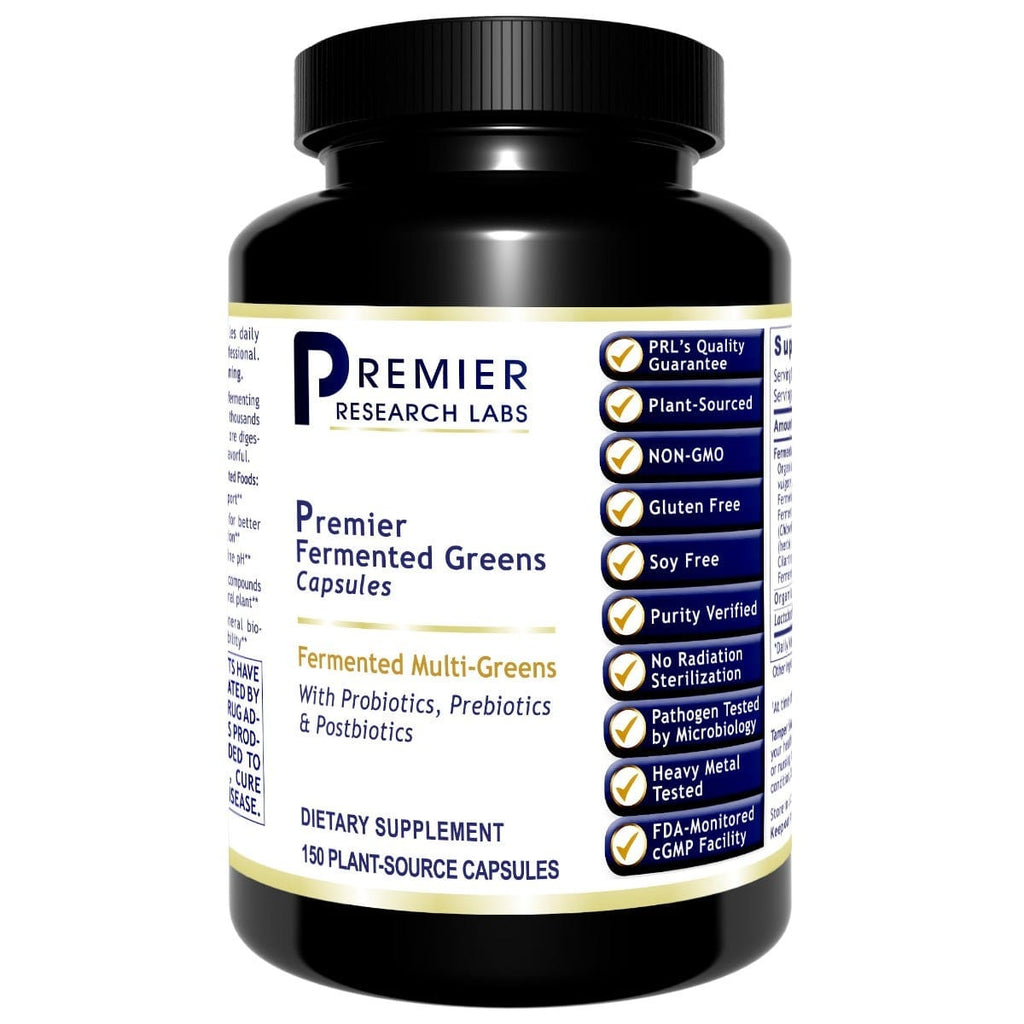 Fermented Greens, Premier: Nutrient-Rich Superfood Capsules - PRLabs All Products A-Z (Temp) PRLabs   