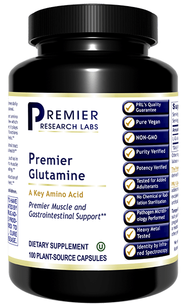 Glutamine, Premier- Capsules: Muscle & Gut Health Support - PRL All Products A-Z (Temp) PRLabs   