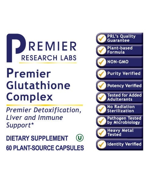 Glutathione Complex, Premier- Antioxidant, Detox & Immune Support Caps - PRLabs All Products A-Z (Temp) PRLabs   