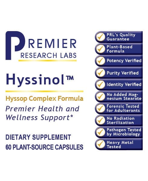 Hyssinol™ -60c- Unlock Timeless Wellness with Ancient Herb Support- PRLabs All Products A-Z (Temp) PRLabs   