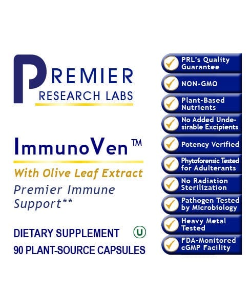 ImmunoVen™ -90c- Premier Immune and Cardiovascular Support with Olive Leaf Extract - PRLabs All Products A-Z (Temp) PRLabs   