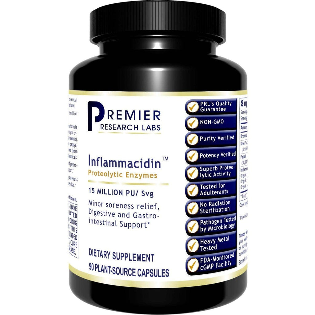 Inflammacidin™ (90c) Plant-Based Proteolytic Enzyme Formula - PRLabs All Products A-Z (Temp) PRLabs   