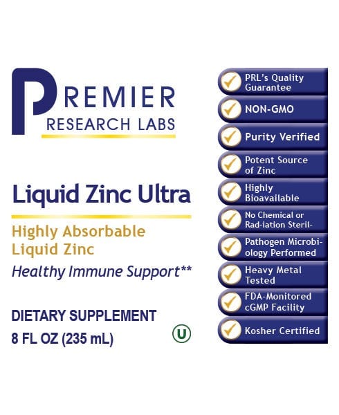Liquid Zinc Assay - Highly Absorbable Zinc Supplement - PRLabs All Products A-Z (Temp) PRLabs   
