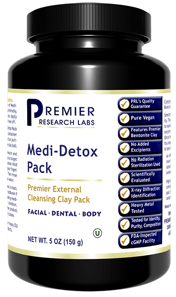 Medi-Detox Pack (5oz) Bentonite Clay & Zeolite Minerals - PRLabs All Products A-Z (Temp) PRLabs   