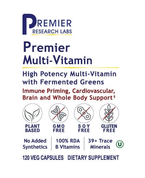 Multi-Vitamin, Premier - Premium Plant-Based Multi-Vitamin - PRLabs All Products A-Z (Temp) PRLabs   