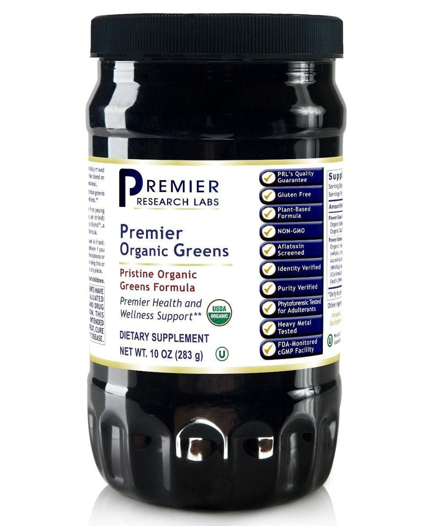 Organic Greens, Premier (Powder)- (10oz) Premier Research Labs: Boost Your Health & Vitality All Products A-Z (Temp) PRLabs   
