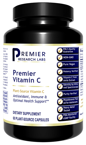 Plant Vitamin C, Premier (60c) Immune Support & Antioxidant Boost - PRlabs All Products A-Z (Temp) PRLabs   