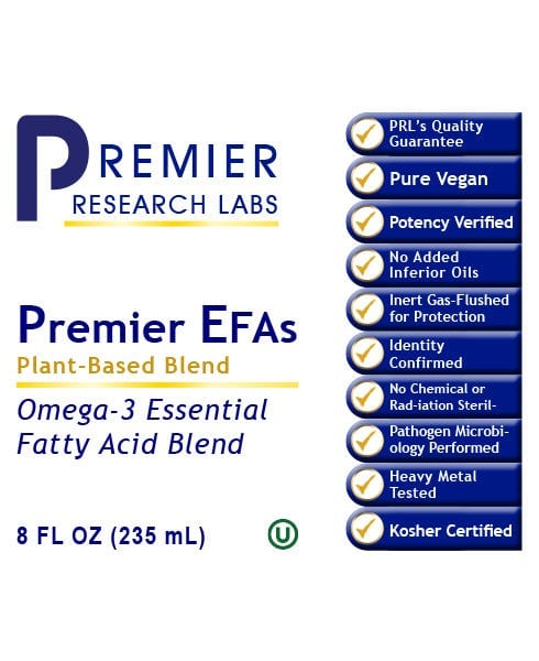 Premier EFAs Liquid- Blend of Omega 3,6,9 & GLA for Optimal Health - PRLabs All Products A-Z (Temp) PRLabs   