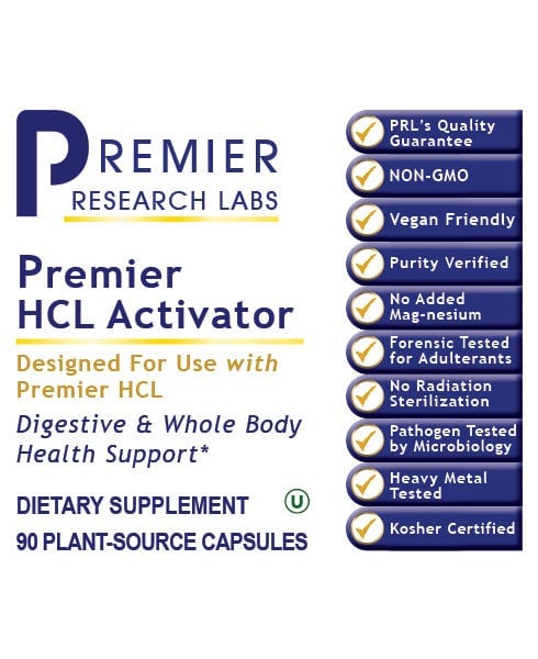 Premier HCL Activator (90c) Enhance Digestion & Boost Overall Health - PRLabs All Products A-Z (Temp) PRLabs   