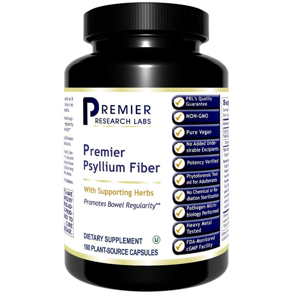 Psyllium Fiber, Premier (180c) Natural Cleansing Support - PRLabs All Products A-Z (Temp) PRLabs   
