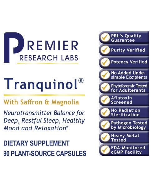 Tranquinol® - Advanced Balance for Restful Sleep, Mental Tranquility, and Healthy Mood - PRLabs All Products A-Z (Temp) PRLabs   