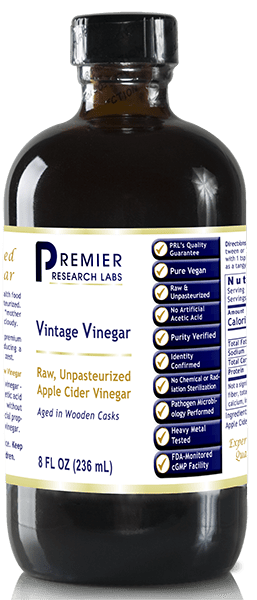 Vintage Vinegar, Premier - Unpasteurized Apple Cider - Enhance Health Naturally - PRLabs All Products A-Z (Temp) PRLabs   